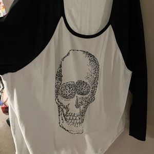 Sparkly Skull Sweater